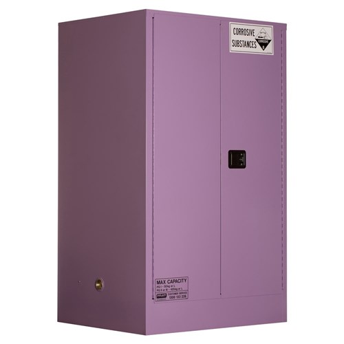 CORROSIVE SUBSTANCE STORAGE CABINET: METAL - 425L - 2 DOORS - 3 SHELVES